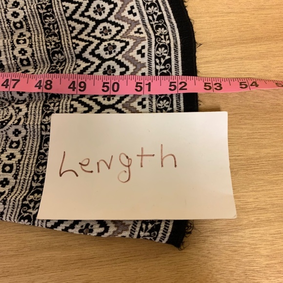 bila dress SZ Xl black & tan paisley maxi crinkle bohemian casual babydoll - Picture 12 of 12